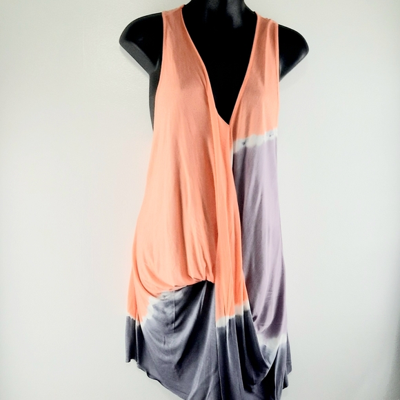 Young Fabulous & Broke Other - `Medium Young Fabulous & Broke Orange and Gray Swim Coverup